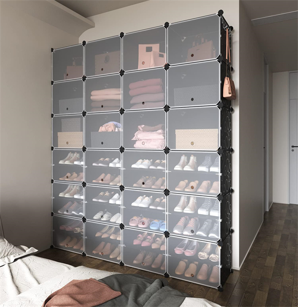 plastic shoe rack